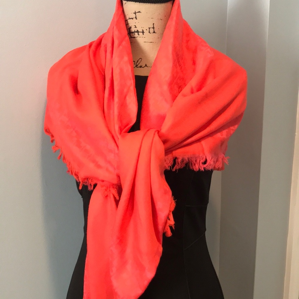 Tory Burch Traveler Jacquard 泥 scarf - Picture 2 of 7
